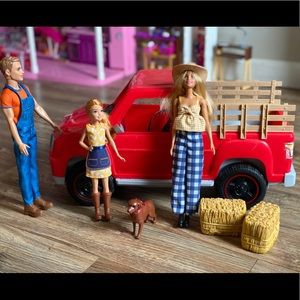 Barbie farmer family
